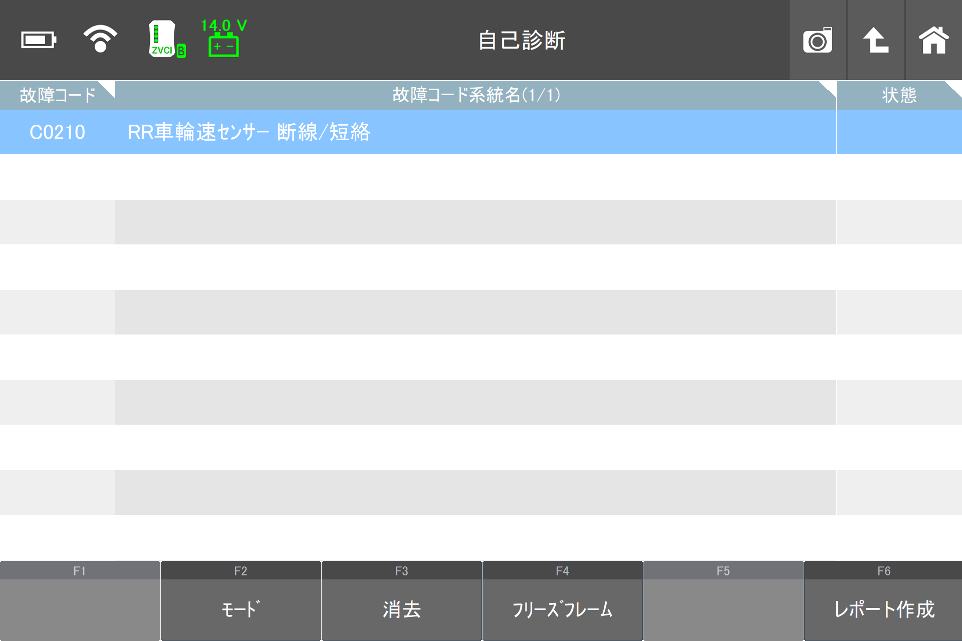 ダイハツエッセのABSのDTCコード