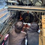 三菱ふそうFV50超ヘビー級クラッチ交換が大迫力！