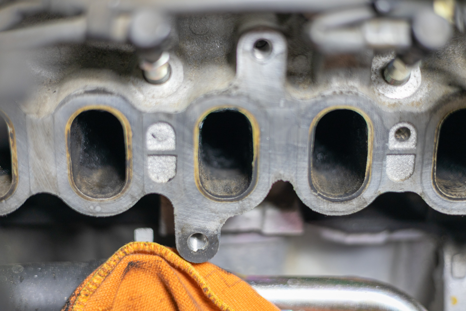 MAZDA　CX5のカーボン除去後のインテークマニホールド