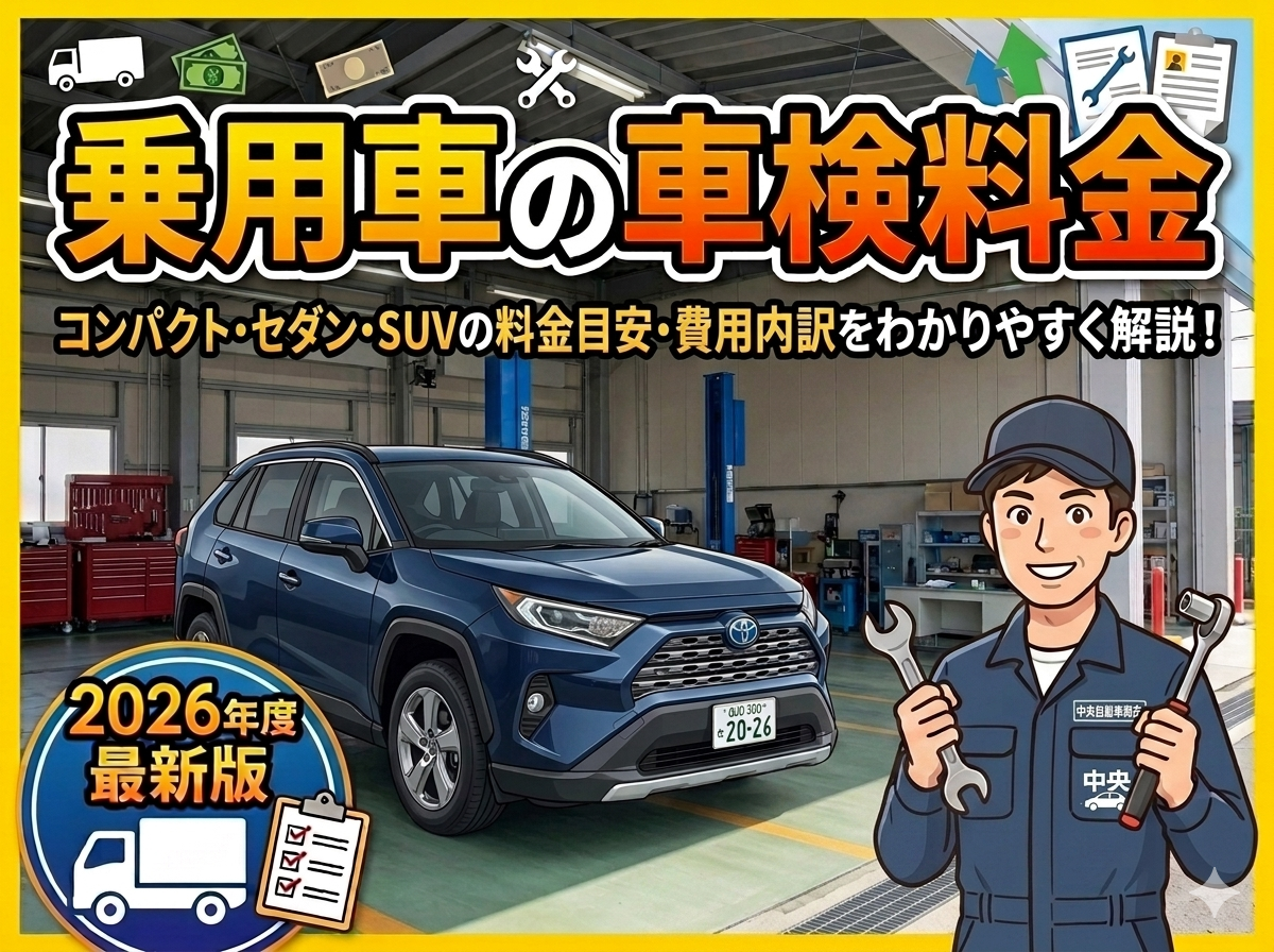 車検料金（乗用車）